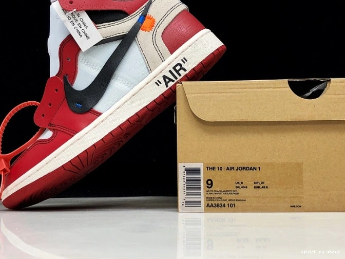 Cheap Retro AA3834-101 1 Chicago Air Off-White Jordan Ten The 0713